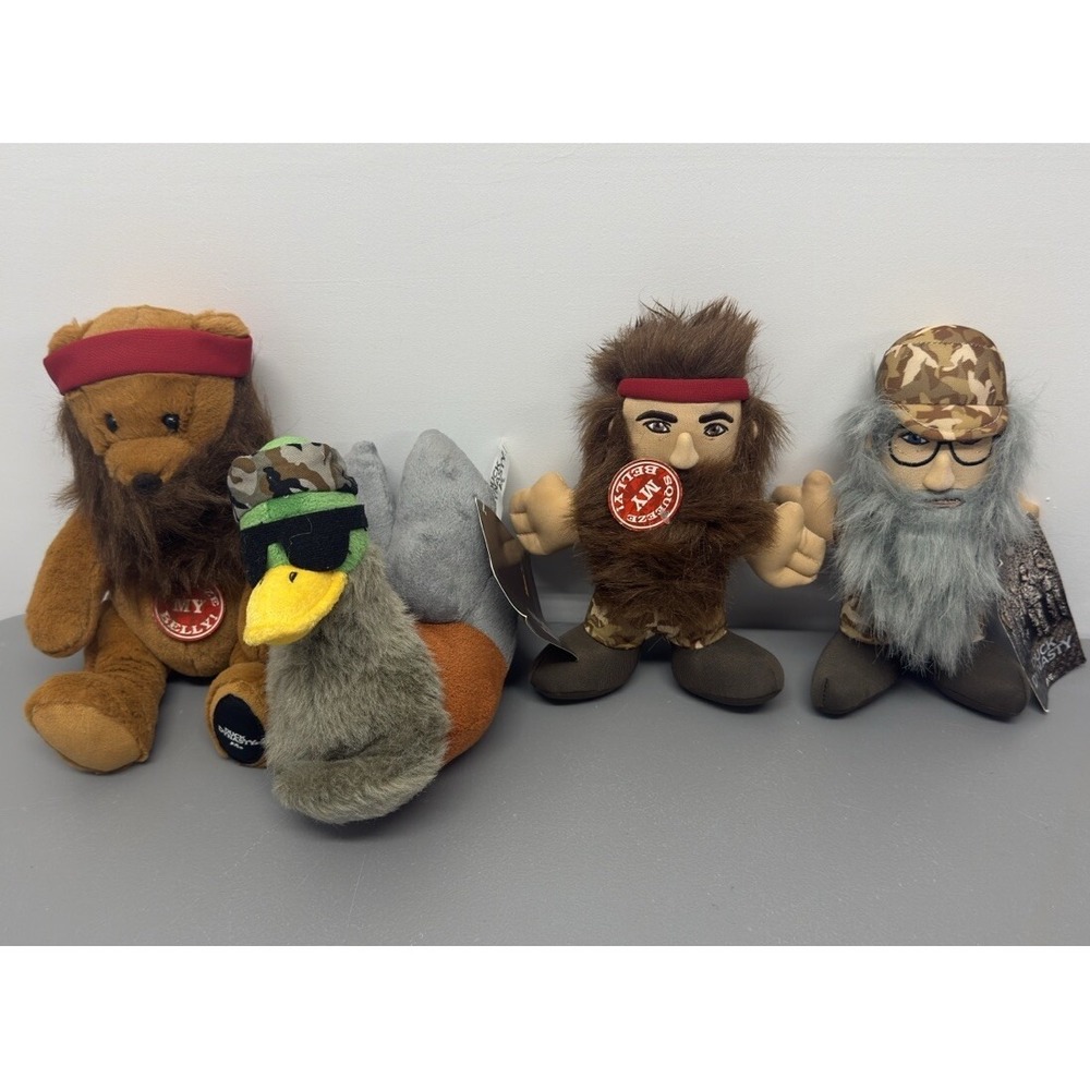 Duck Dynasty New Set of 5 Robertson Family Plush dolls Figures Commonwealth‎ #20